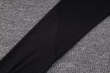 23-24 LIV Black Half Pull Tracksuit (绿领半拉链)