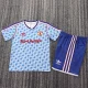 1990-1992 Man Utd Awvay Kids Retro Soccer Jersey