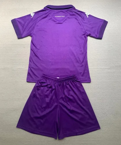24-25 Fiorentina Home Kids Soccer Jersey