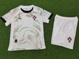 25-26 Portugal Away Kids Player Version Soccer jersey PM(球员童装)