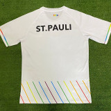 23-24 ST PAULI White Fans Soccer Jersey