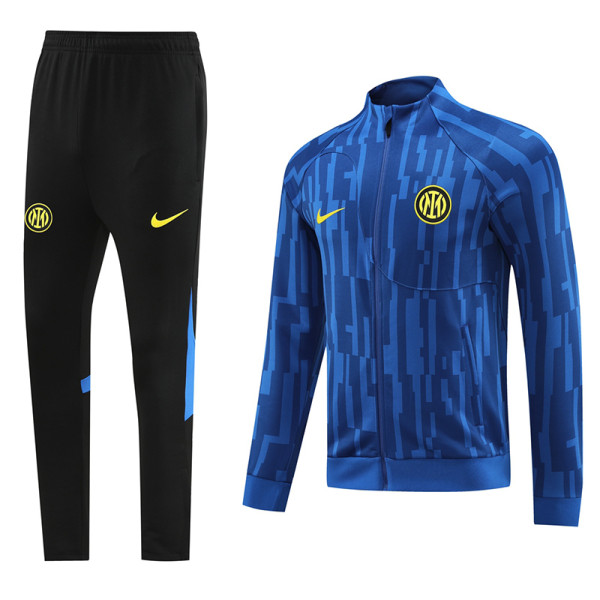 23-24 INT Blue Jacket Tracksuit #01(带印花)