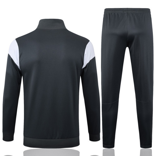 23-24 Dortmund Grey Jacket Tracksuit #A702