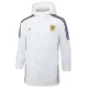 24-25 Argentina White Hooded Windbreaker Fabric Cotton Coat #G183(金标)