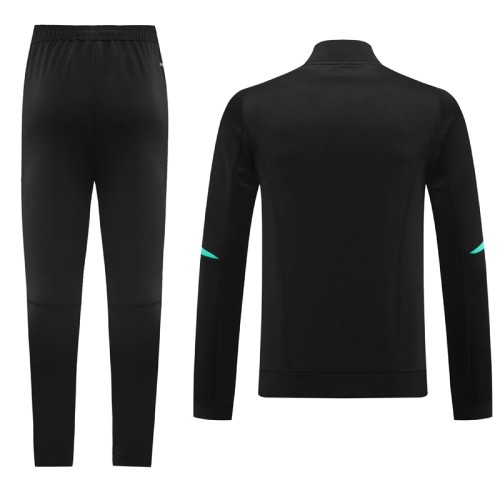 23-24 Man Utd Black Jacket Tracksuit #05