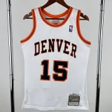 2006-07 Nuggets ANTHONY #15 White Retro Top Quality Hot Pressing NBA Jersey