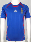 2006 France Home Retro Soccer Jersey