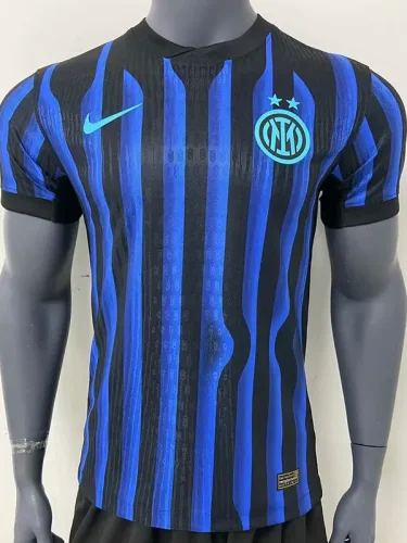 24-25 INT Blue Black Special Edition Player Version Soccer Jersey