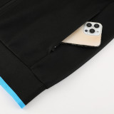 23-24 Napoli Black Jacket Tracksuit #01
