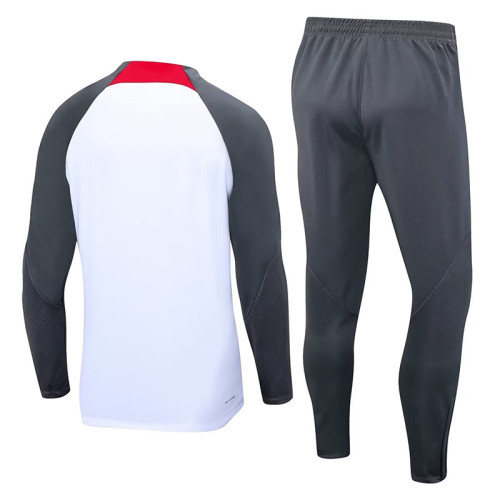 23-24 LIV White Half Pull Tracksuit (半拉链)