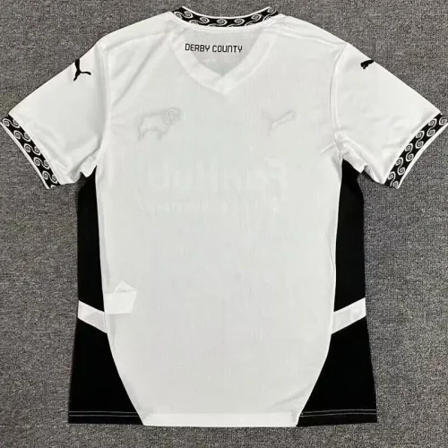 24-25 Derby County Home Fans Soccer Jersey