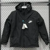 2025 NK Cotton Thickened warm Black Outdoor Jackets #Pó加棉冲锋衣