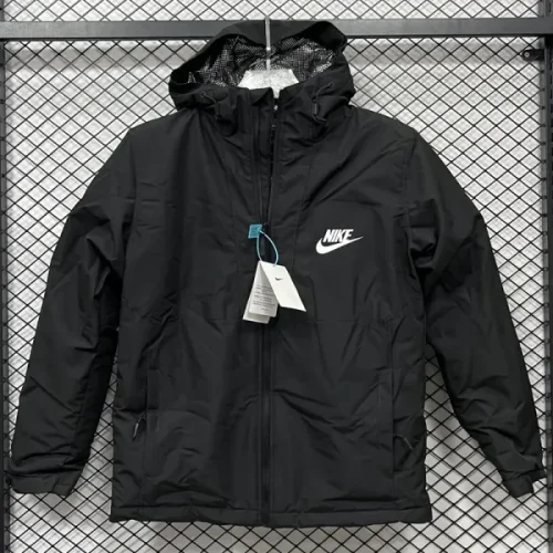 2025 NK Cotton Thickened warm Black Outdoor Jackets #Pó加棉冲锋衣