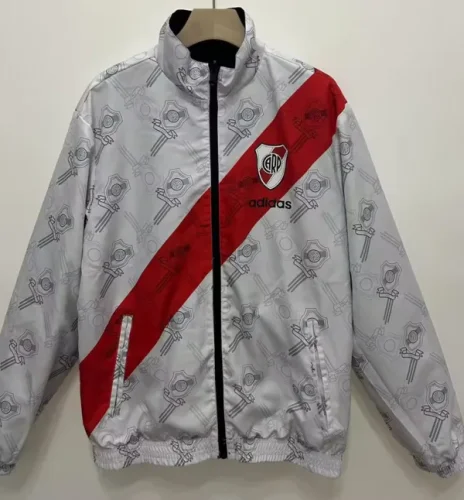 25-26 River Plate Black & White Double sided windbreaker (双面风衣)