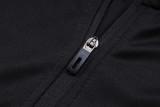 23-24 Sao Paulo Black Half Pull Tracksuit (半拉链) #B654
