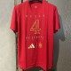 24-25 Spain Red High Quality Casual T-Shirt