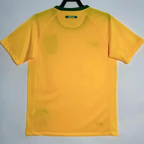 2010 Brazil Home Retro Soccer Jersey