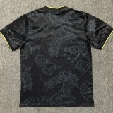 2023 RMA Black Special Edition Fans Training Shirts 金边龙纹
