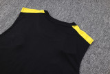 23-24 PSG Jordan Black Tank top and shorts suit #D779