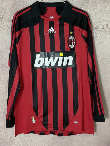 2007-2008 ACM Home Long Sleeve Retro Soccer Jersey (长袖)