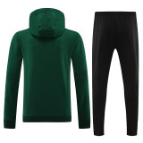 23-24 Algeria Green Hoodie Jacket Tracksuit
