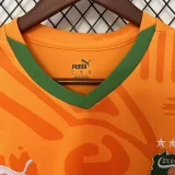 24-25 Ivory Coast Concept Edition Home Fans Soccer Jersey