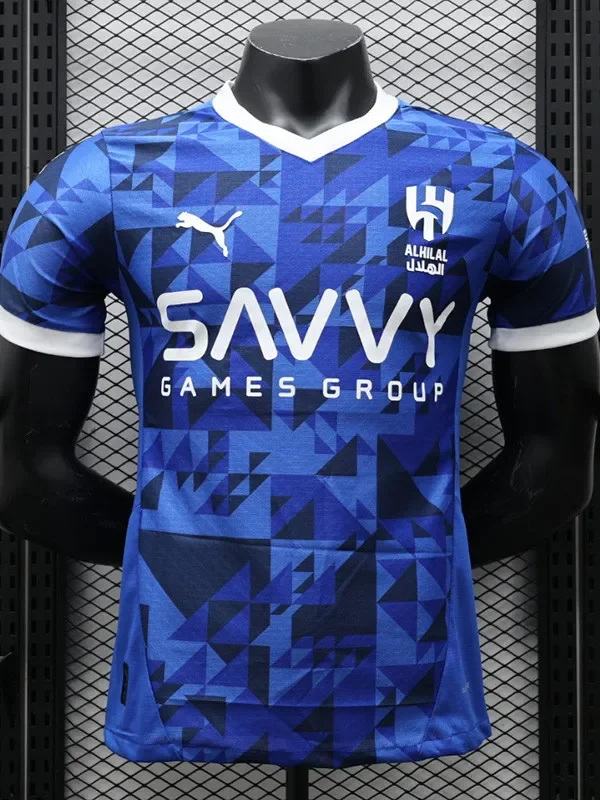 24-25 Al-Hilal Home Player Version Soccer Jersey