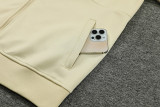23-24 PSG Beige Jacket Tracksuit