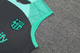 23-24 BAR Green-Black Tank top and shorts suit