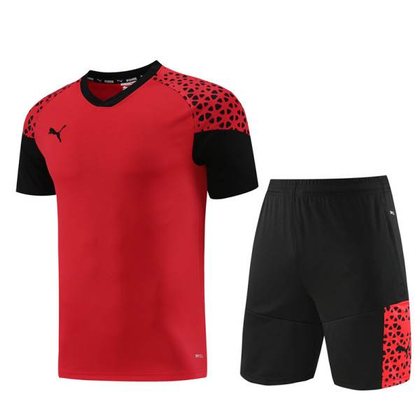 2023 PM Red Training Short Suit #PD02