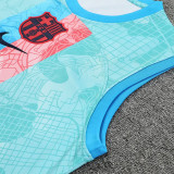 23-24 BAR Light Blue Tank top and shorts suit