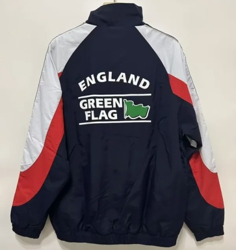 24-25 England Black white windbreaker