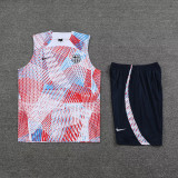 23-24 BAR Red White Tank top and shorts suit