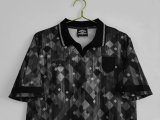 1990 England Black Retro Soccer Jersey