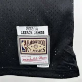 2013-2014 HEAT JAMES #6 Black Retro Top Quality Hot Pressin g NBA Jersey
