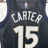 24-25 Raptors CARTER #15 Black City Edition Top Quality Hot Pressing NBA Jersey