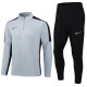 2023 NK Grey Half Pull Tracksuit #2311(半拉链)