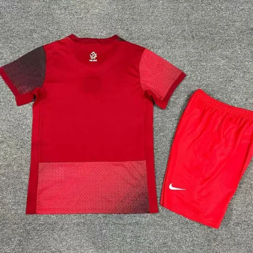 24-25 Poland Away Kids Soccer Jersey