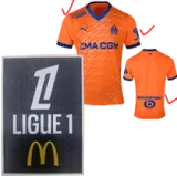 24-25 Marseille Third Player Version Soccer Jersey (Print all Sponsor)
