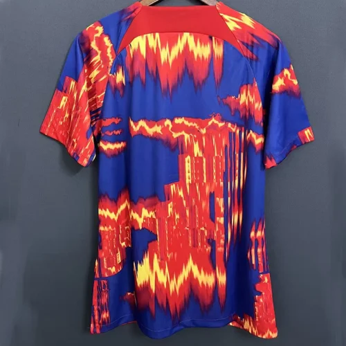 23-24 RB Leipzig Blue Yellow Red Training Shirts