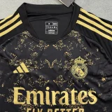 24-25 RMA Black Special Edition Fans Soccer Jersey 黑金前金