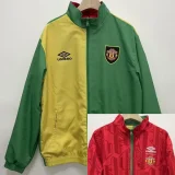 24-25 Man Utd Green Yellow Double Sided windbreaker (双面风衣)