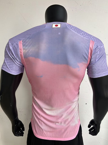 2023 Japan Purple Pink Player Version Soccer Jersey 没星
