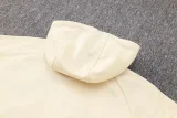 24-25 PSG Jordan Khaki Hoodie Half Pull Tracksuit #F564半拉连帽