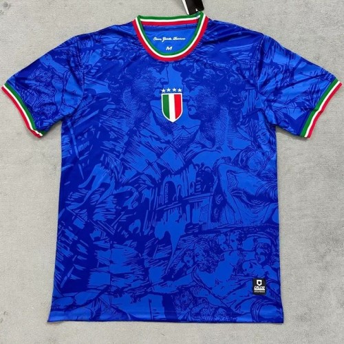 24-25 Italy Blue Special Edition Fans Soccer Jersey