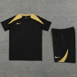 2024 NK Black-Gold Training Short Suit #ND05