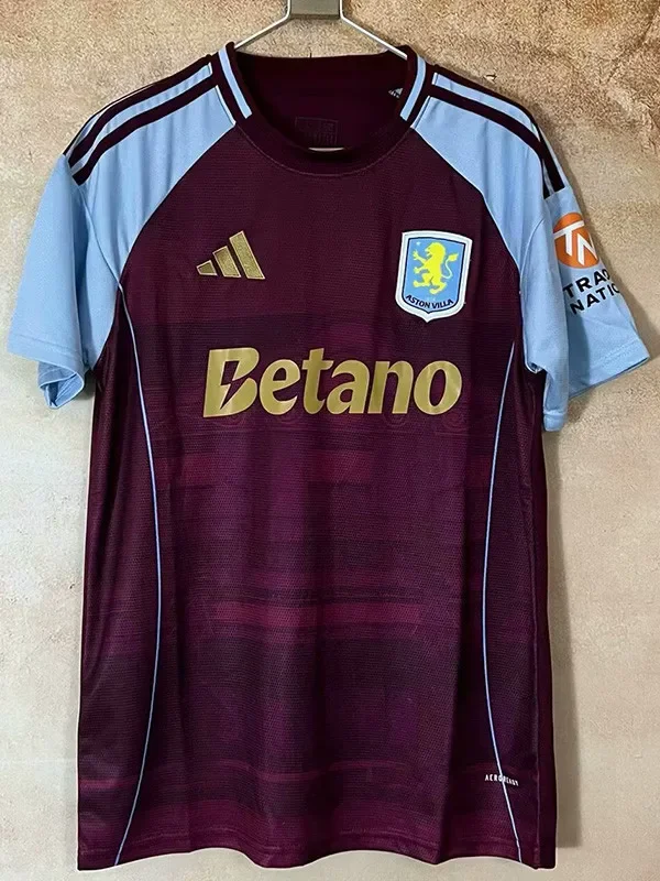 25-26 Aston Willa Red Special Edition Fans Soccer Jersey