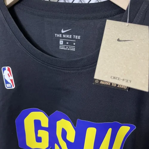 T112 Warriors GSW Black High Quality Casual T-Shirt