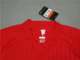 2007-2008 Man Utd home Red Retro soccer jersey(带胸前决赛字)
