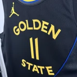 24-25 WARRIORS THOMPSON #11 Black Top Quality Hot Pressing NBA Jersey(Trapeze Edition)飞人版
